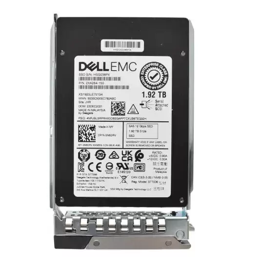 Dell 2THYF 7.68TB SAS 12Gb/s Hot Swap Read Intensive 2.5-inch Solid State Drive For PowerEdge G14