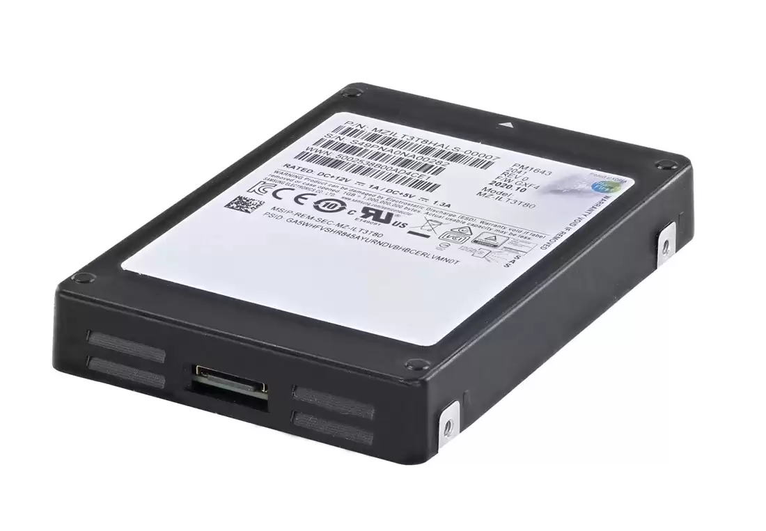 Samsung MZ-ILG3T80 PM1653 3.84TB SAS 12Gb/s TLC 2.5-inch Solid State Drive