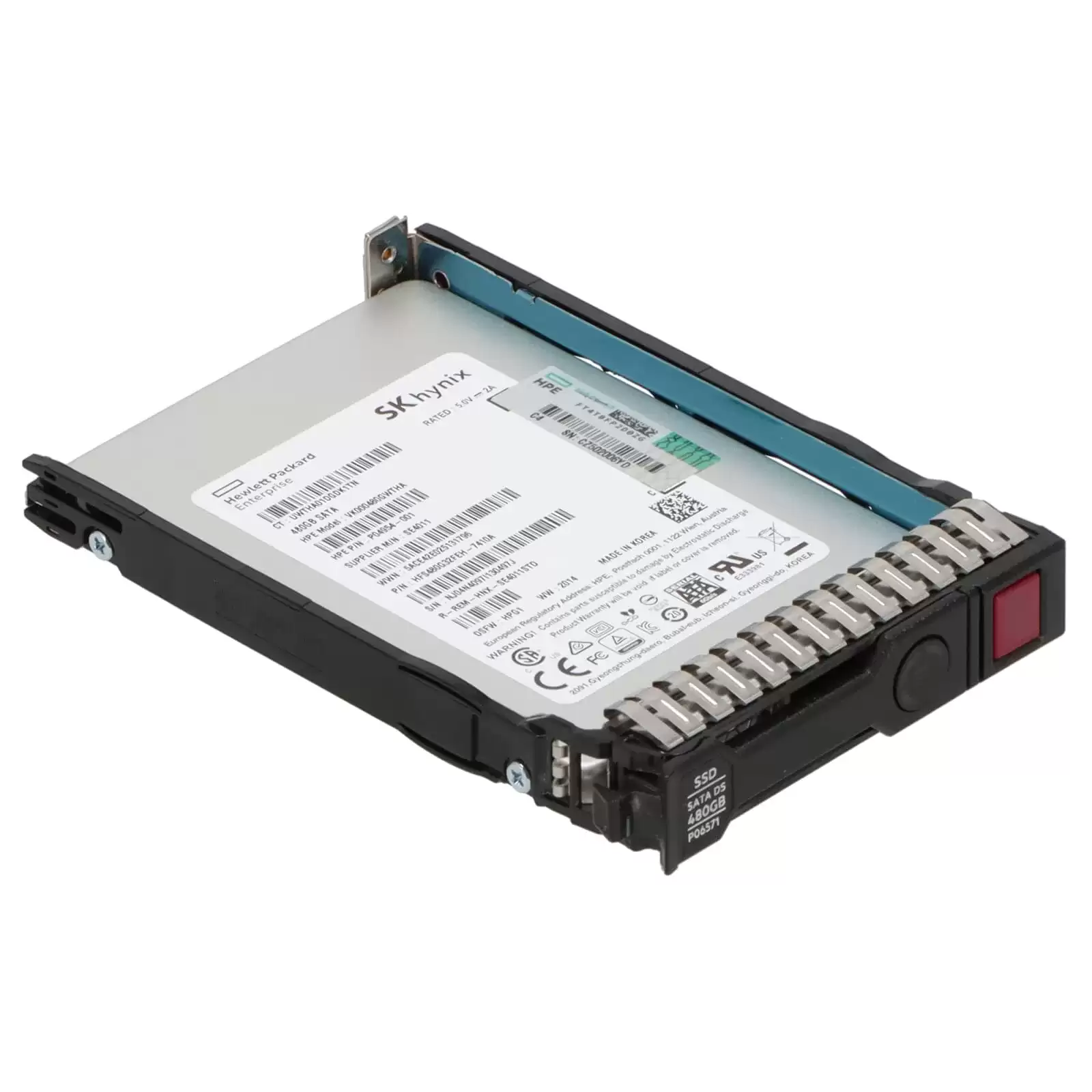 HPE P18433-B21 480GB SATA 6Gb/s Hot Swap Mixed Use 2.5-inch Solid State Drive For ProLiant G8 G9 and G10