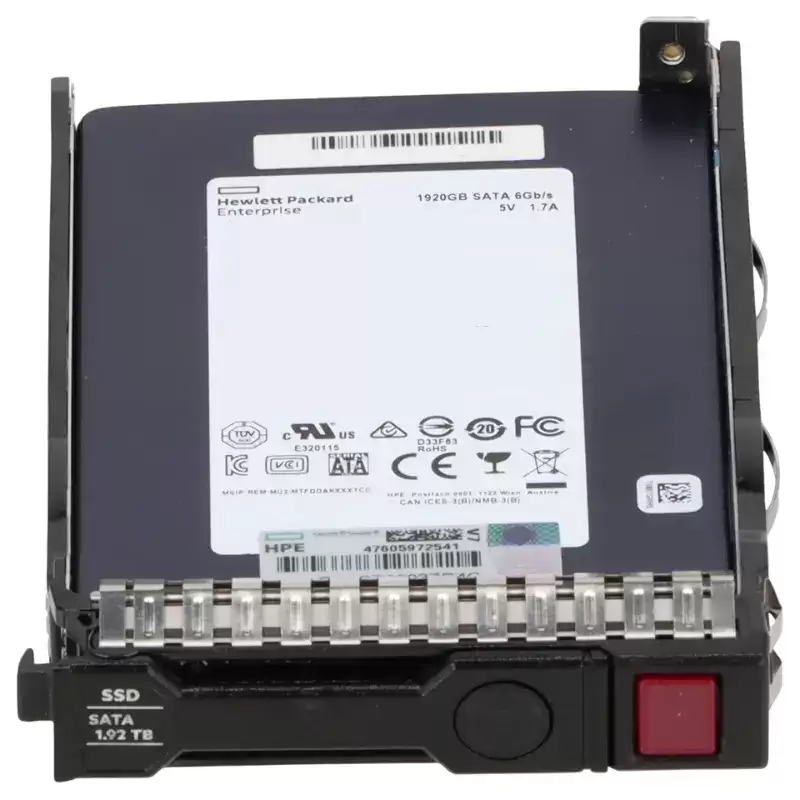 HPE P19933-002 480GB SATA 6Gb/s Hot Swap Read Intensive 2.5-inch Solid State Drive For ProLiant G8 G9 and G10