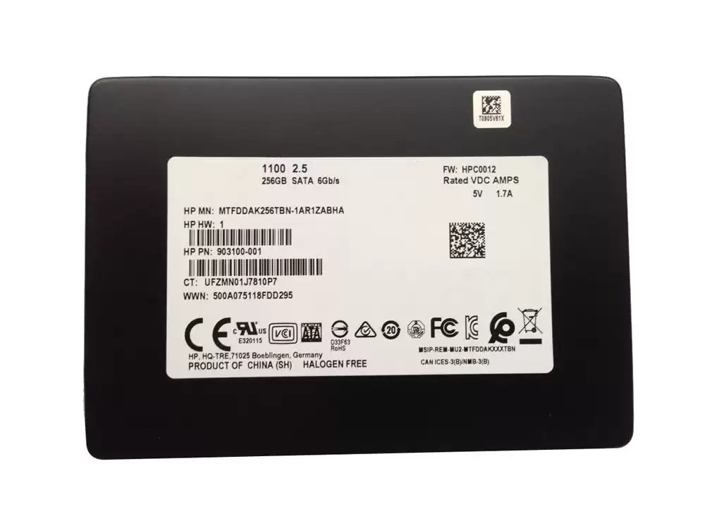 HPE 903100-001 256GB SATA 6Gb/s TLC 2.5-inch Solid State Drive