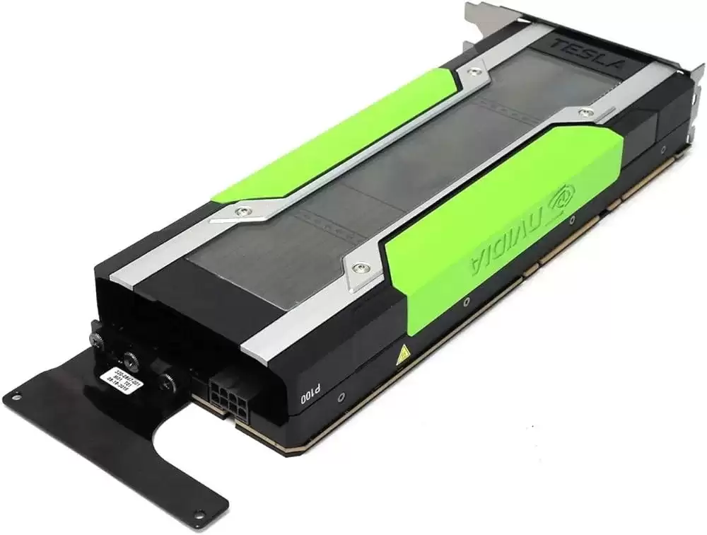Nvidia 900-2H400-0300-031 Tesla P100 Pascal 16GB HBM2 Dual-Slot 1x 8-Pin Accelerator Graphics Card