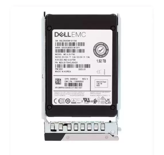 Dell NRR34 1.92TB SAS 24Gb/s Hot Swap Read Intensive 2.5-inch Solid State Drive For PowerEdge G13