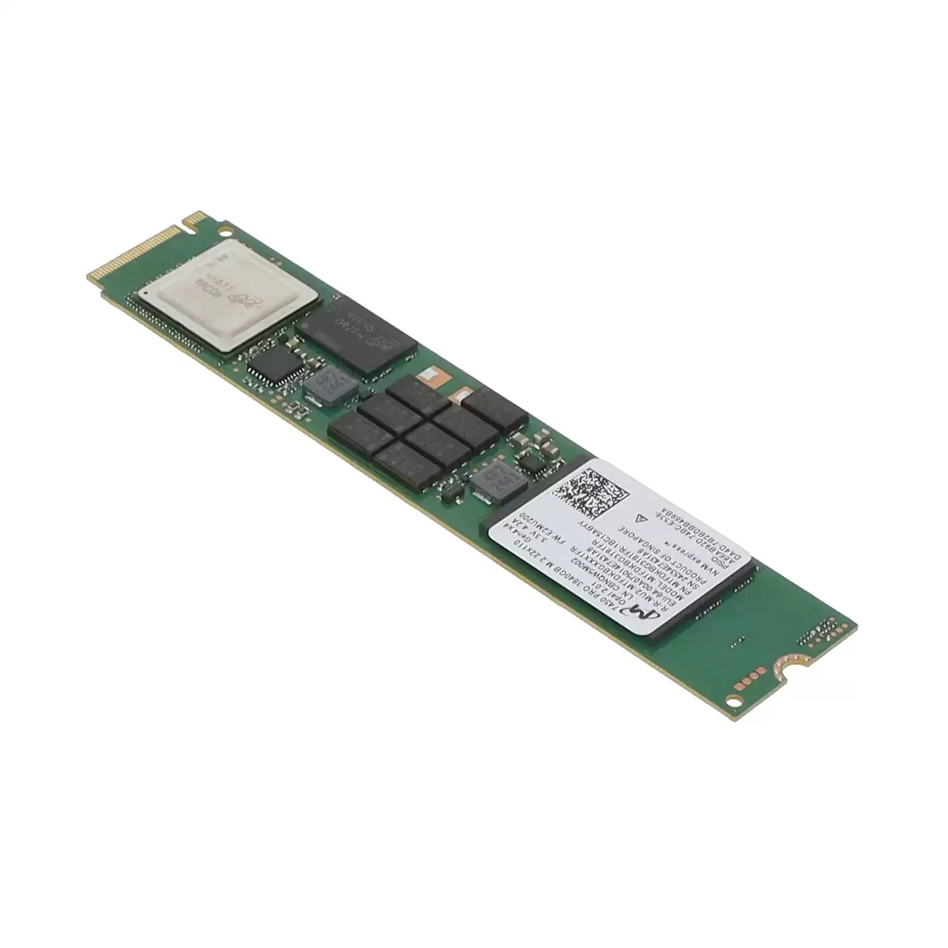 Micron MTFDKBG3T8TFR-1BC15ABYY R 7450 Pro 3.84TB PCI-Express 4.0 x4 Read Intensive 3D NAND TLC AES-256 TCG Opal 2.0 PLP 512n M.2 22110 Solid State Drive