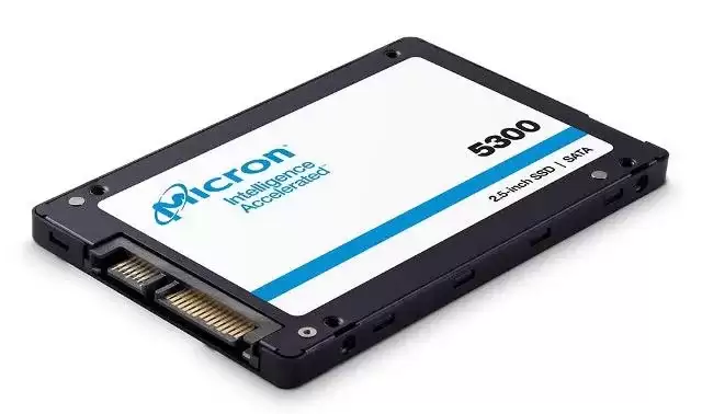 Micron MTFDDAK3T8TDS-1AW16 5300 Pro 3.84TB SATA 6Gb/s Read Intensive 3D NAND TLC AES-256 PLP 2.5-inch Solid State Drive
