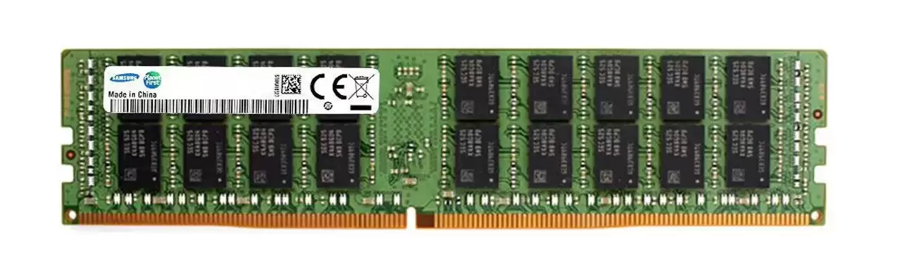 Samsung M393A8G40MB2-CVFBY 64GB 2933MHz DDR4 PC4-23466 ECC Registered CL21 288-Pin DIMM 1.2V Dual Rank X4 Memory Module