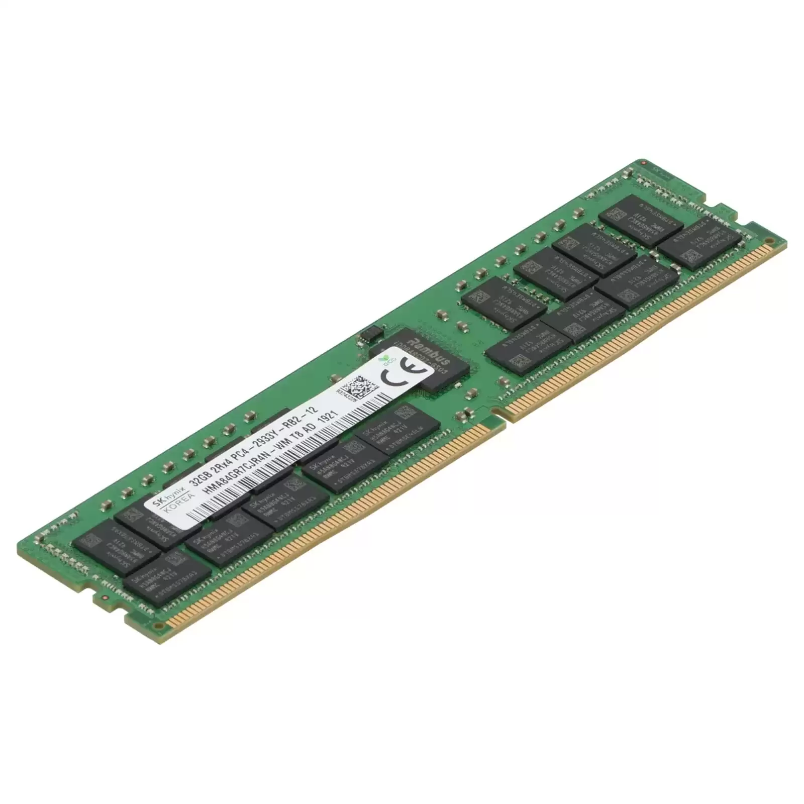 Hynix HMA84GR7CJR4N-WM 32GB 2933MHz DDR4 PC4-23466 ECC Registered CL21 288-Pin DIMM 1.2V Dual Rank X4 Memory Module