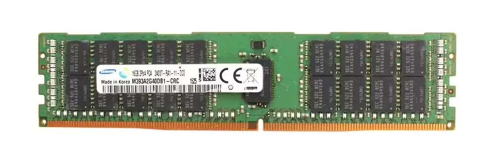 Samsung M393A2G40DB1-CRC 16GB 2400MHz DDR4 PC4-19200 ECC Registered CL17 288-Pin DIMM 1.2V Dual Rank X4 Memory Module