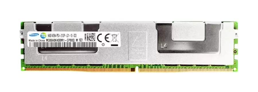 Samsung M386A8K40BM1-CPB 64GB 2133MHz DDR4 PC4-17000 ECC Registered CL15 288-Pin DIMM 1.2V Quad Rank X4 Memory Module