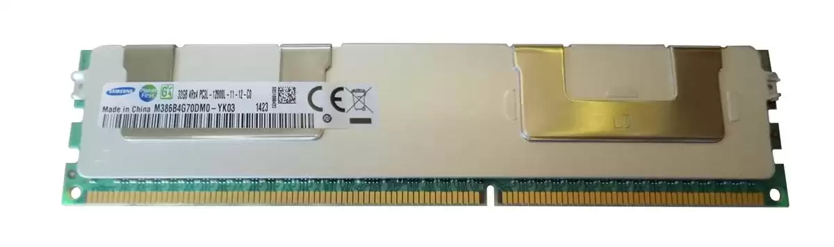 Samsung M386B4G70DM0-YK0 32GB 1600MHz DDR3 PC3-12800 ECC Registered CL11 240-Pin DIMM 1.35V Quad Rank X4 Memory Module