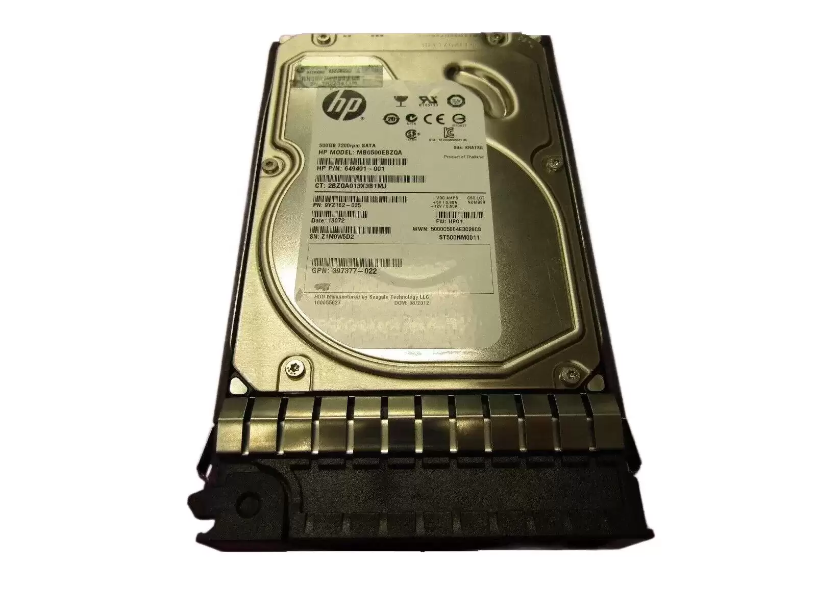 HPE 632410-B21 500GB SATA 3Gb/s 7200RPM 3.5-inch Internal Hard Drive