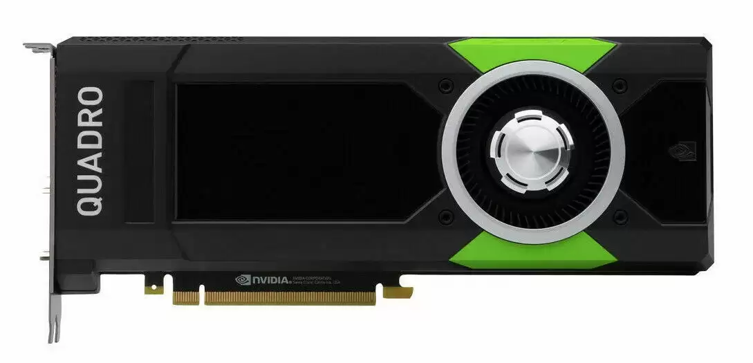 HPE 913196-002 Nvidia Quadro P5000 16GB GDDR5X Dual-Slot 4x 1x 1x 8-Pin Graphics Card