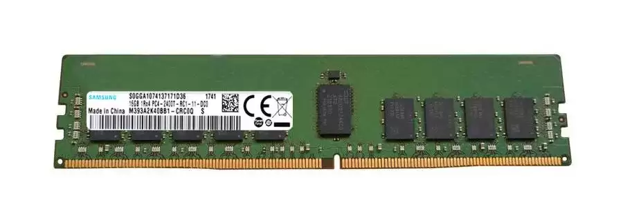 Samsung M393A2K40BB1-CRC0Q 16GB 2400MHz DDR4 PC4-19200 ECC Registered CL17 288-Pin DIMM 1.2V Single Rank Memory Module