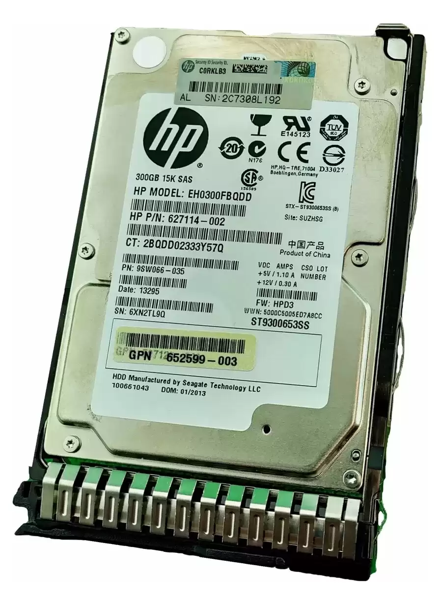 HPE 652599-003 300GB SAS 6Gb/s Dual Port Hot Swap 15000RPM 2.5-inch Internal Hard Drive