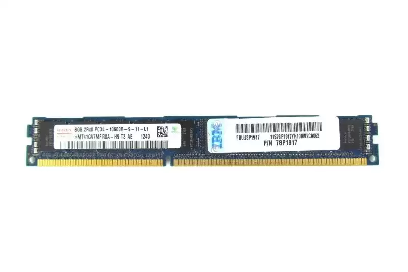 IBM 78P1917 8GB 1333MHz DDR3 PC3-10600 ECC Registered CL9 240-Pin DIMM 1.35V Dual Rank Memory Module