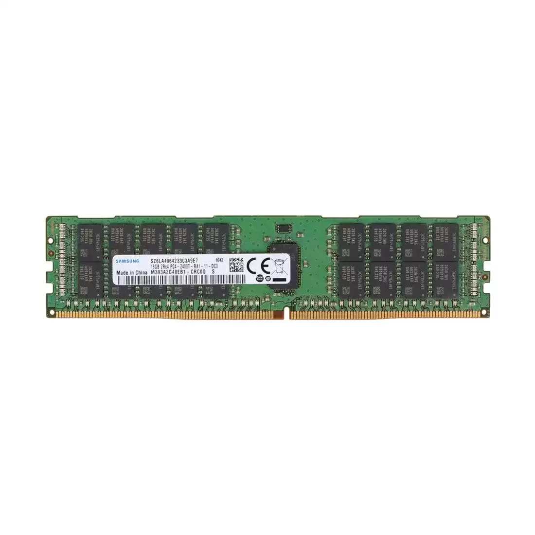 Samsung M393A2G40EB1-CRC0Q 16GB 2400MHz DDR4 PC4-19200 ECC Registered CL17 288-Pin DIMM 1.2V Dual Rank X4 Memory Module