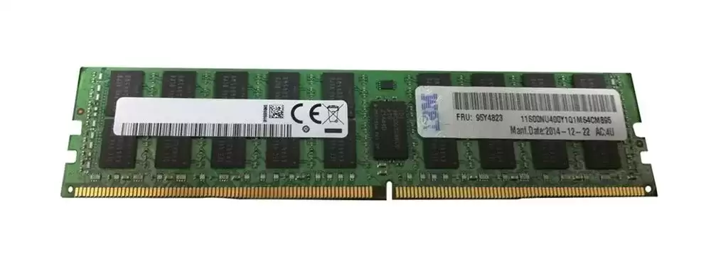 IBM 95Y4823 16GB 2133MHz DDR4 PC4-17000 ECC Registered CL15 288-Pin DIMM 1.2V Dual Rank X4 Memory Module