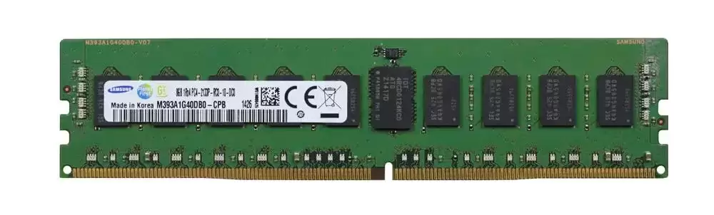 Samsung M393A1G40DB0-CPB 8GB 2133MHz DDR4 PC4-17000 ECC Registered CL15 288-Pin DIMM 1.2V Single Rank Memory Module