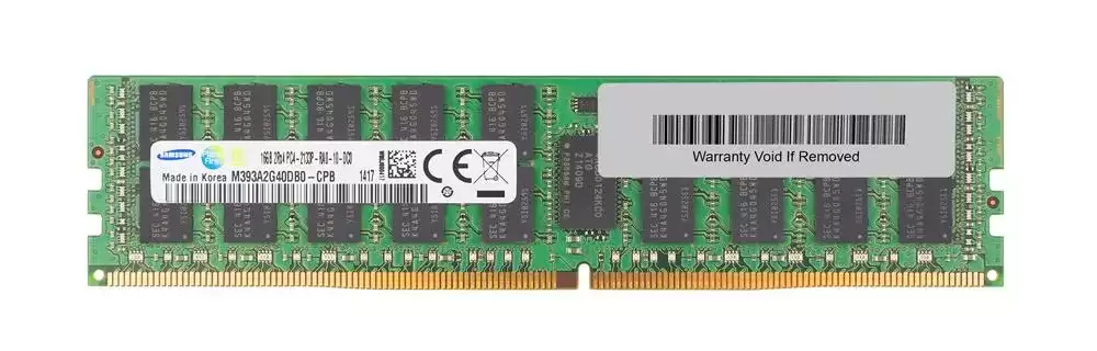 Samsung M393A2G40DB0-CPB 16GB 2133MHz DDR4 PC4-17000 ECC Registered CL15 288-Pin DIMM 1.2V Dual Rank X4 Memory Module