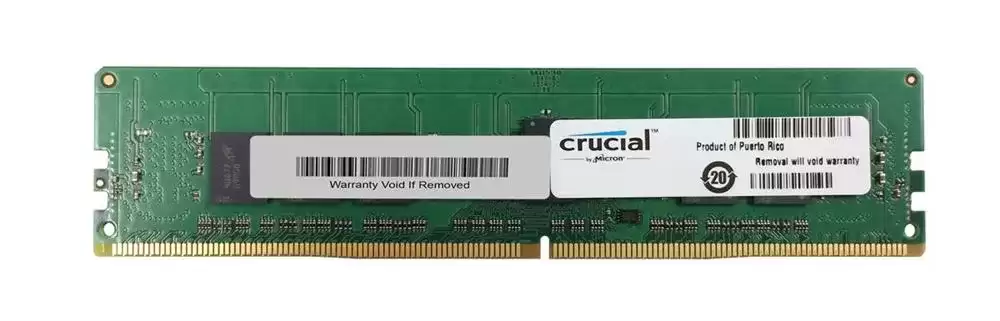 Micron CT4G4RFS8266 4GB 2666MHz DDR4 PC4-21300 ECC Registered CL19 288-Pin DIMM 1.2V Single Rank Memory Module