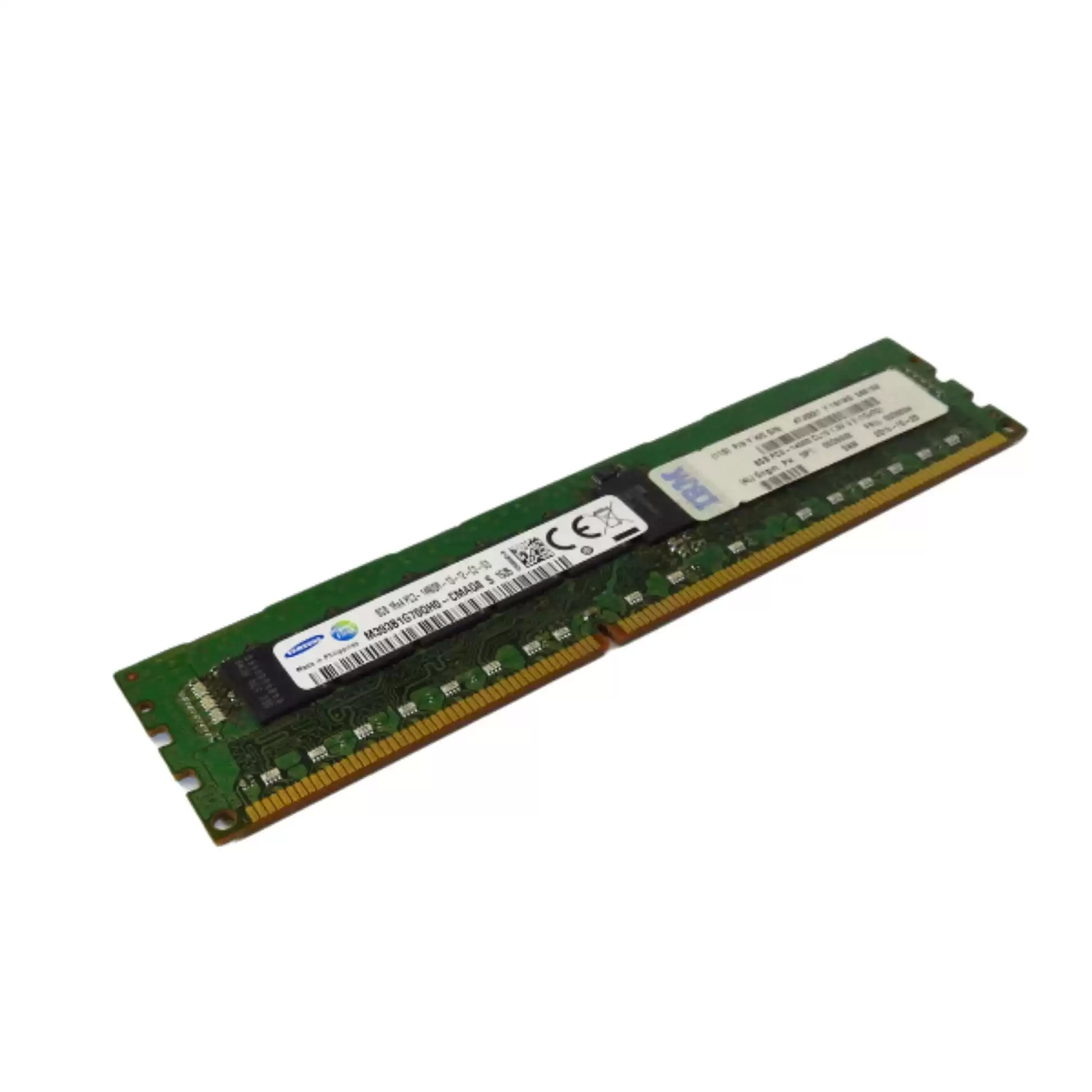 IBM 00D5032 8GB 1866MHz DDR3 PC3-14900 ECC Registered CL13 240-Pin DIMM 1.5V Single Rank X4 Memory Module