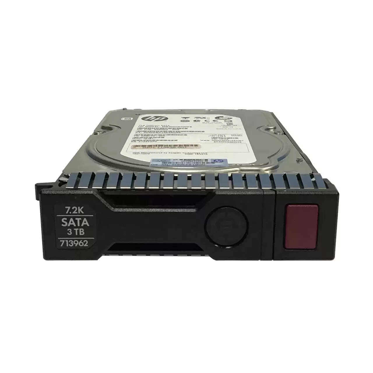 HPE 713823-B21 3TB SATA 6Gb/s 7200RPM 64MB Cache 3.5inch Internal Hard Drive with Smart Carrier