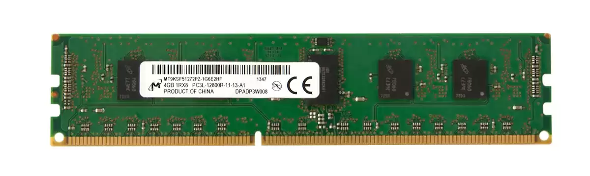 Micron MT36KSF2G72PZ-1G6E2HF 16GB 1600MHz DDR3 PC3-12800 ECC Registered CL11 240-Pin DIMM 1.35V Dual Rank Memory Module