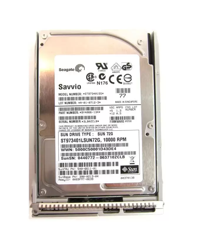 Sun 390-0285 73GB 10000RPM 2.5inch SAS 3Gbps Internal Hard Drive