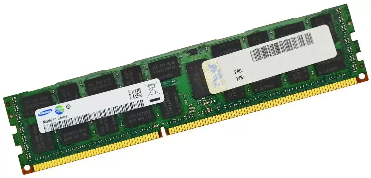 Samsung M393B5170GB0-CH9 4GB 1333MHz DDR3 PC3-10600 ECC Registered CL9 240-Pin DIMM 15V Dual Rank X4 Memory Module