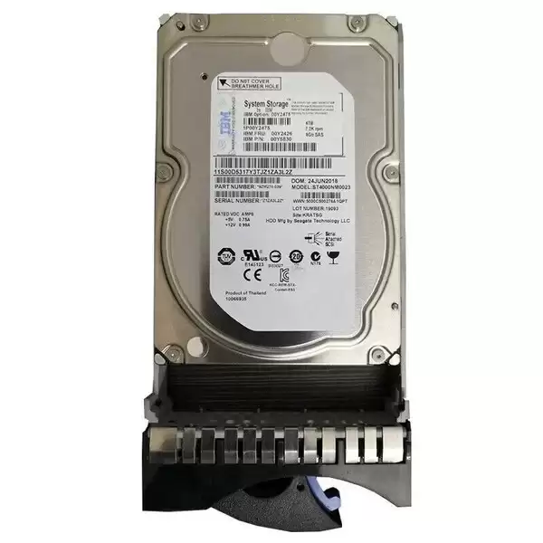 IBM 00Y2475 4TB SAS 6Gb/s Nearline Hot Swap 7200RPM 3.5-inch Internal Hard Drive for Storwize V3700