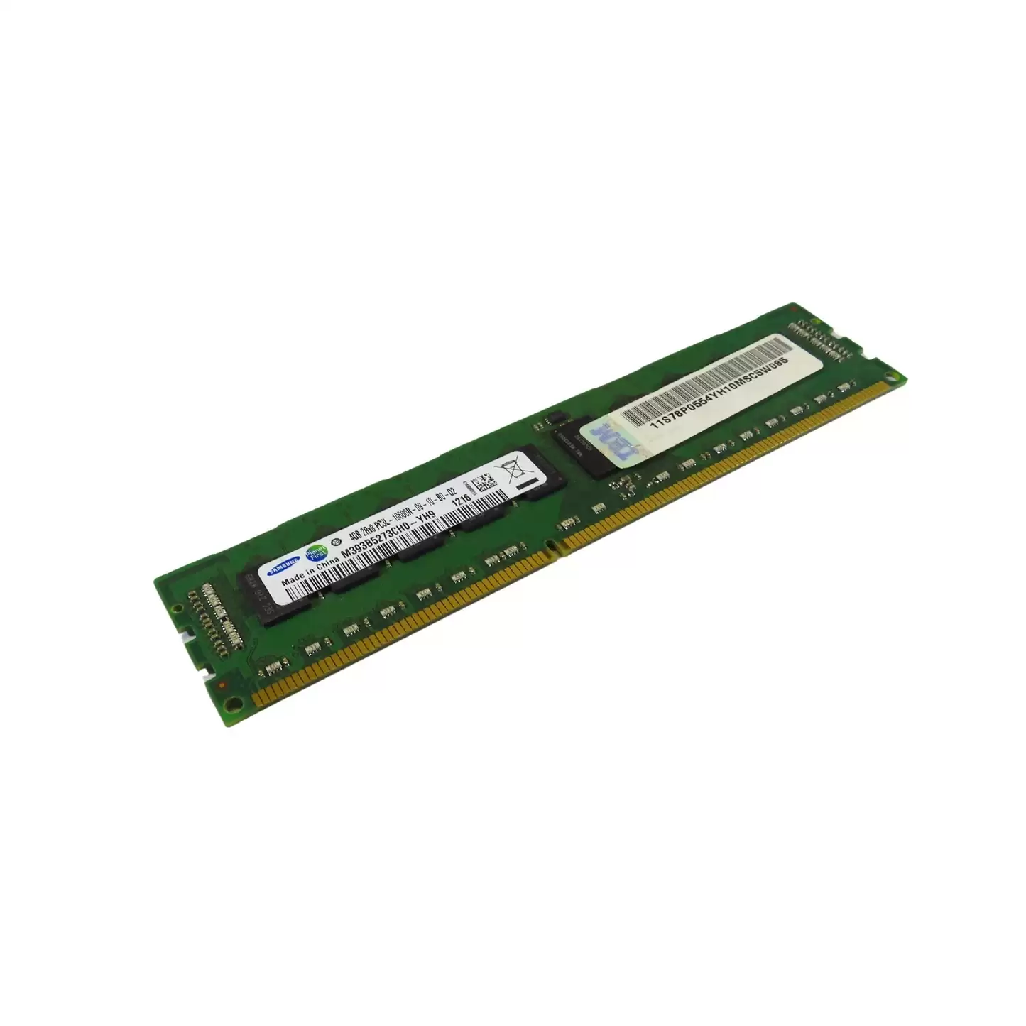 Samsung M393B5273CH0-YH9 4GB 1333MHz DDR3 PC3-10600 ECC Registered CL9 240-Pin DIMM 1.35V Dual Rank X8 Memory Module