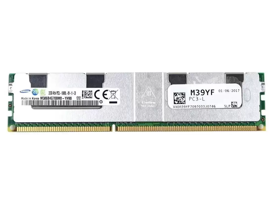 Samsung M393B1K70CH0-CH9 8GB 1333MHz DDR3 PC3-10600 ECC Registered CL9 240-Pin DIMM 1.35V Dual Rank X4 Memory Module