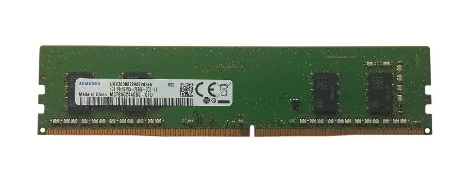 Samsung M378A5244CB0-CTD 4GB 2666MHz DDR4 PC4-21300 ECC Registered CL19 288-Pin DIMM 1.2V Single Rank X1 Memory Module