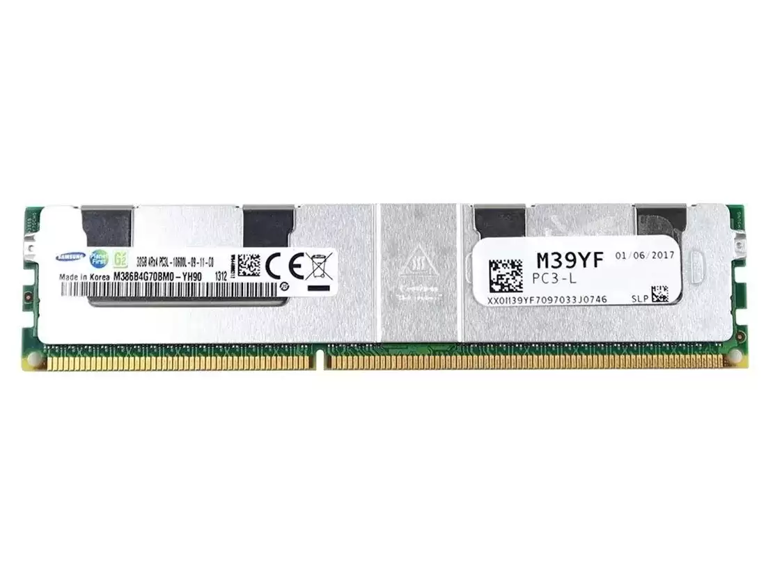 Samsung M386A4G70DM0-CPB 32GB 2133MHz DDR4 PC4-17000 ECC Registered CL15 288-Pin DIMM 1.2V Dual Rank X4 Memory Module