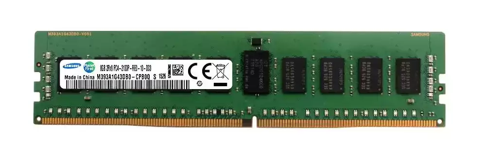 Samsung M393A1G43DB0-CPB0Q 8GB 2133MHz DDR4 PC4-17000 ECC Registered CL15 288-Pin DIMM 1.2V Dual Rank X8 Memory Module