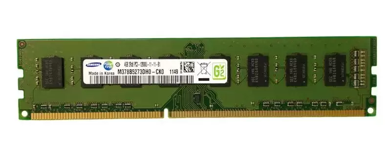 Samsung M378B5273DH0-CK0 4GB 1600MHz DDR3 PC3-12800 ECC Registered CL11 240-Pin DIMM 1.35V Dual Rank Memory Module
