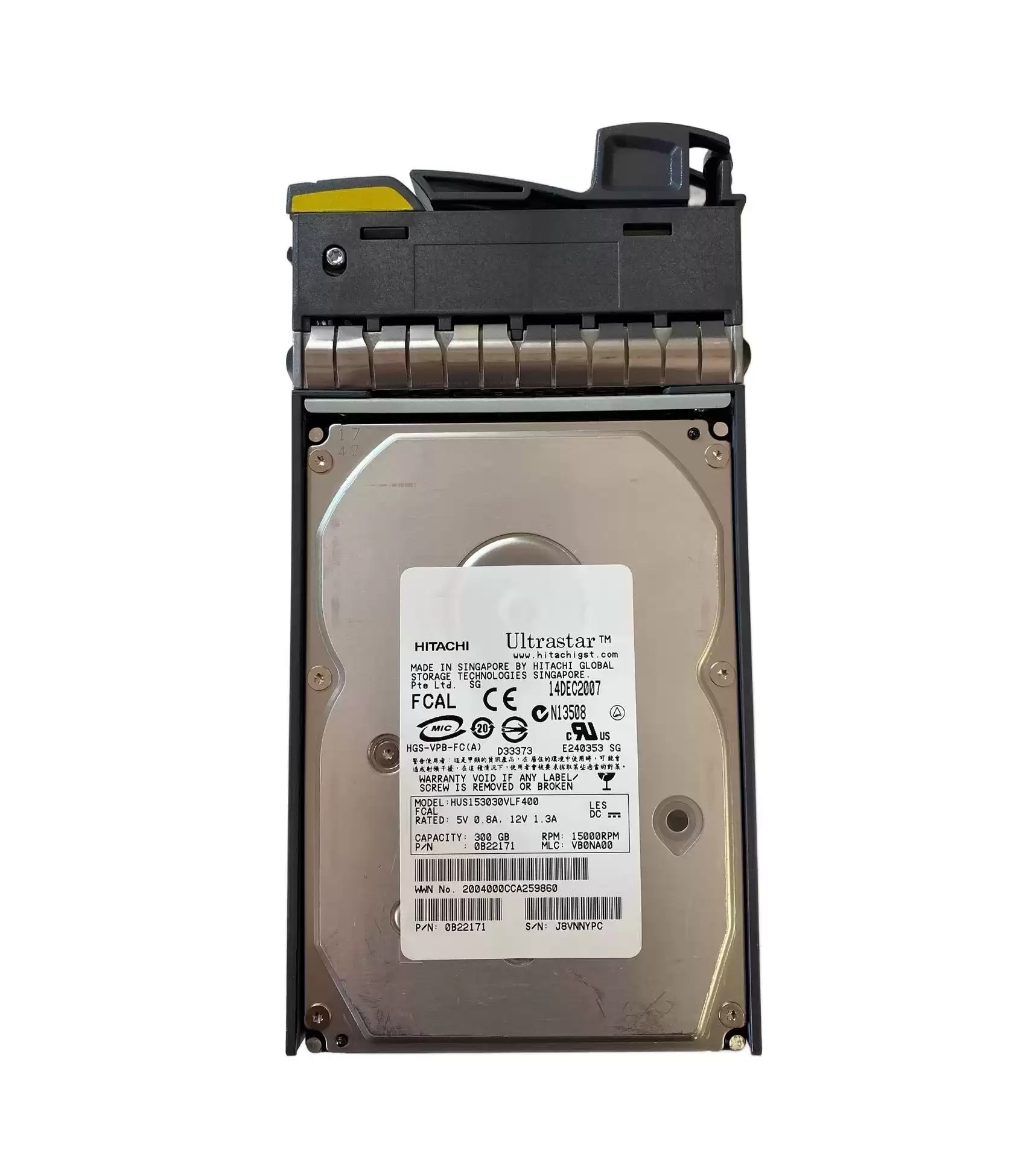 HGST 0B22171 Ultrastar 15K300 300GB Fibre Channel 4Gb/s 15000RPM 16MB Cache 3.5-inch Internal Hard Drive