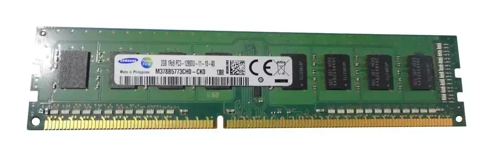 Samsung M378B5773CH0-CK0 2GB 1600MHz DDR3 PC3-12800 ECC Registered CL11 240-Pin DIMM 1.5V Dual Rank X8 Memory Module
