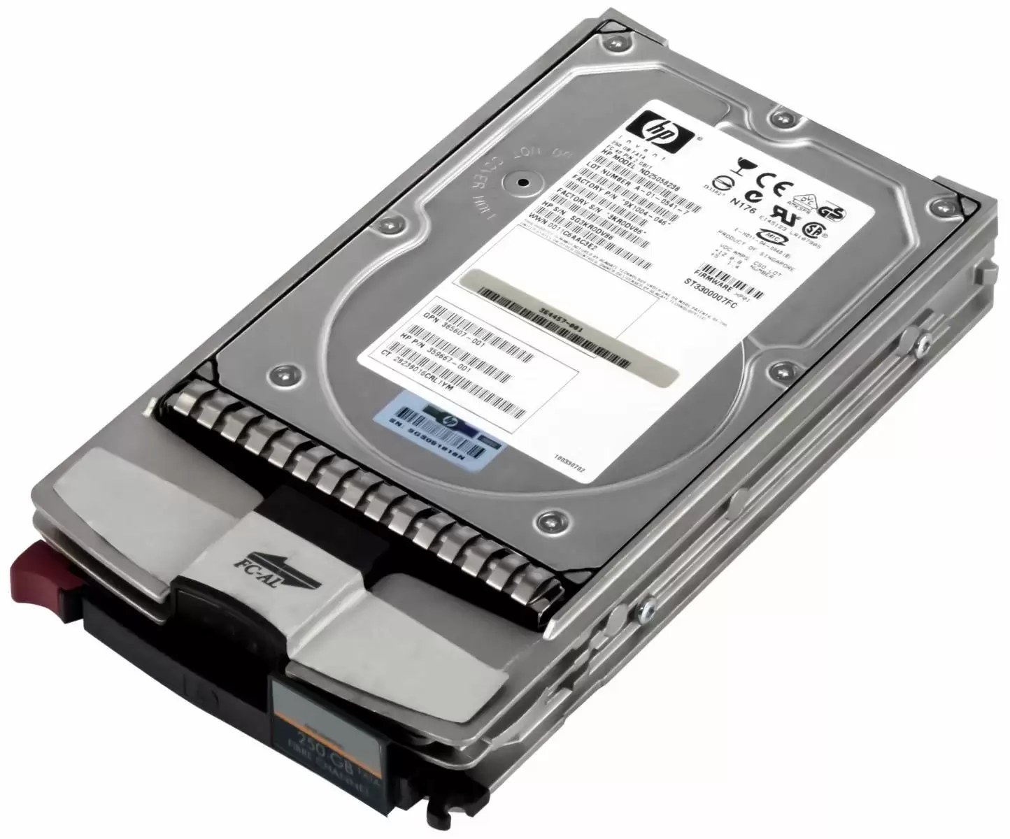 HPE 366022-001 250GB Fibre Channel 2Gb/s Hot Swap 10000RPM 3.5-inch Internal Hard Drive