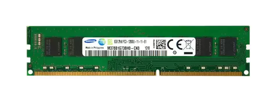 Samsung M378B1G73BH0-CK0 8GB 1600MHz DDR3 PC3-12800 ECC Registered CL11 240-Pin DIMM 1.35V Dual Rank Memory Module