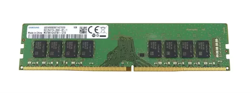 Samsung M378A1G43TB1-CTD 8GB 2666MHz DDR4 PC4-21300 ECC Registered CL19 288-Pin DIMM 1.2V Dual Rank X8 Memory Module