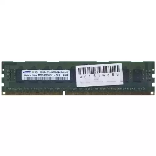 Samsung M393B5670EH1-CH9 2GB 1333MHz DDR3 PC3-10600 ECC Registered CL9 240-Pin DIMM 1.5V Single Rank X4 Memory Module