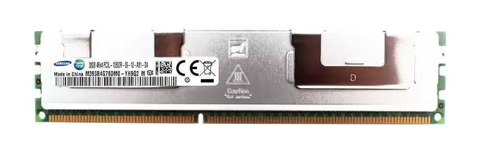 Samsung M393B4G70DM0-YF8 32GB 1066MHz DDR3 PC3-8500 ECC Registered CL7 240-Pin DIMM 1.35V Quad Rank Memory Module