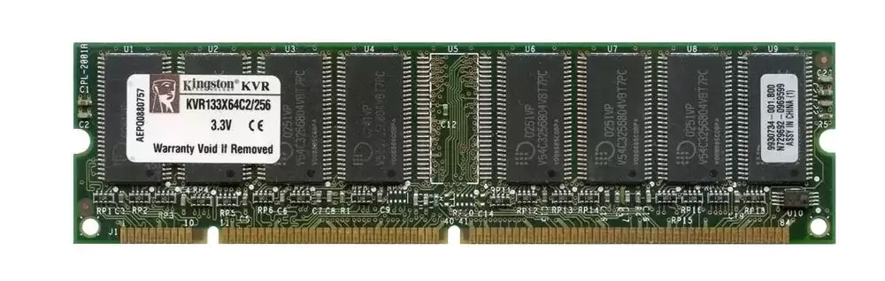 Kingston KVR133X64C2 128Mb 133MHz DDR2 PC2-5300 ECC Unbuffered CL3 168-Pin DIMM 1.8V Dual Rank X8 Memory Module