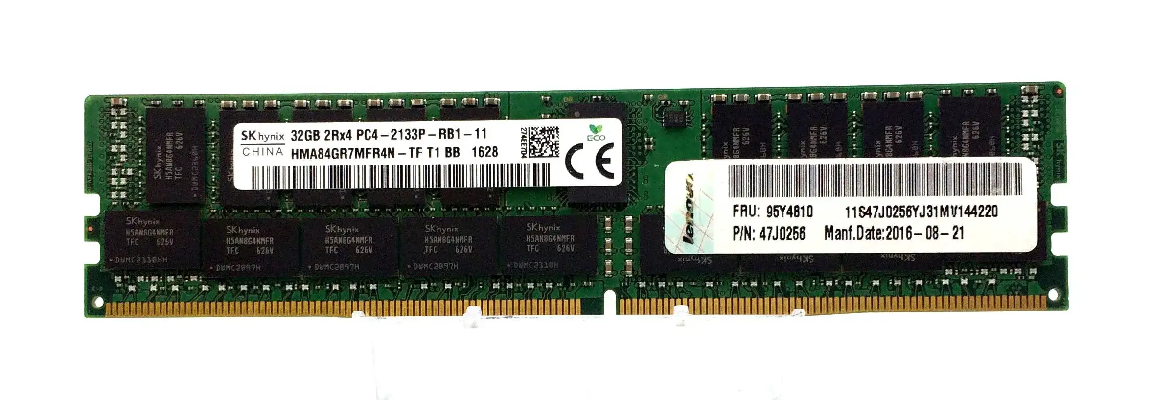 Lenovo 95Y4808 32GB 2133MHz DDR4 PC4-17000 CL15 DIMM 1.2V Dual Rank Memory Module
