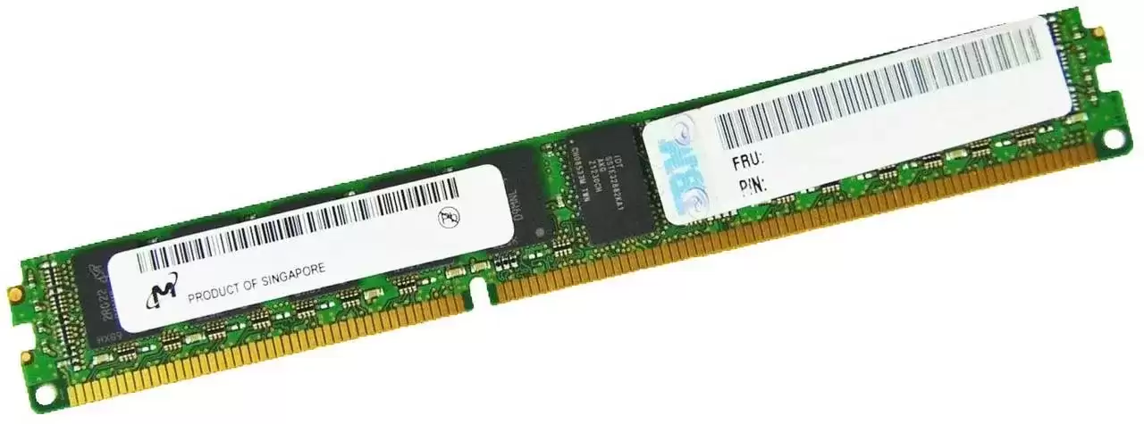Micron MT36JBZS51272PY-1G4D1BA 4GB 1333MHz DDR3 PC3-10600 ECC Registered CL9 240-Pin DIMM 1.35V Dual Rank Memory Module