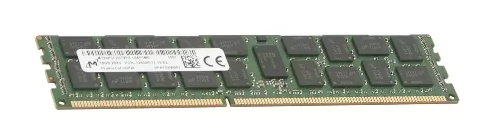 Micron MT36KSF2G72PZ-1G6P1 16GB 1600MHz DDR3 PC3-12800 ECC Registered CL11 240-Pin DIMM 1.35V Dual Rank X4 Memory Module