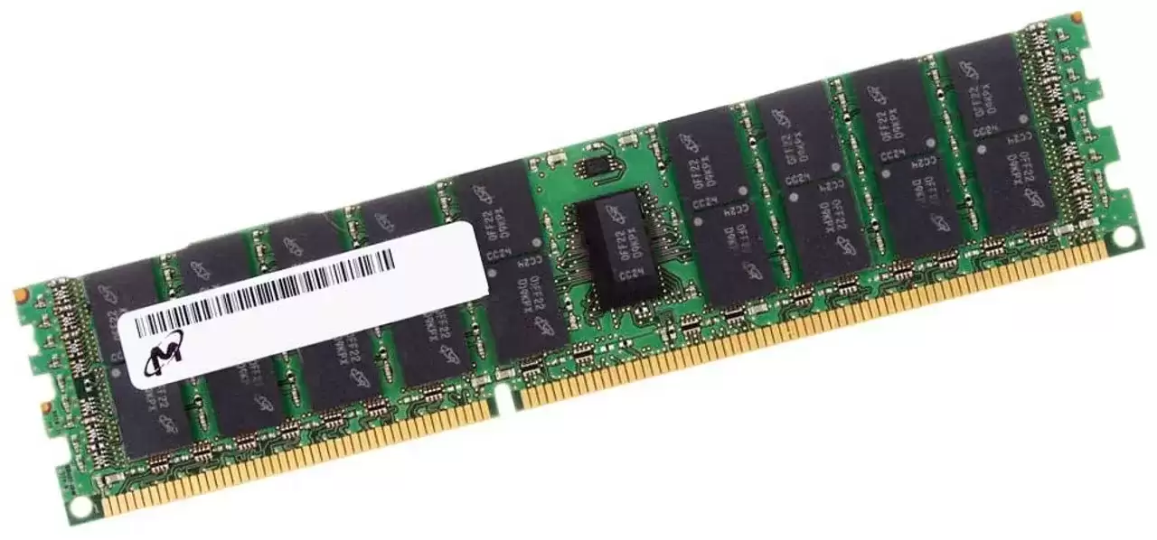 Micron MT18JSF25672PDZ-1G4F1BA 2GB 1333MHz DDR3 PC3-10600 ECC Registered CL9 240-Pin DIMM 1.35V Dual Rank X8 Memory Module