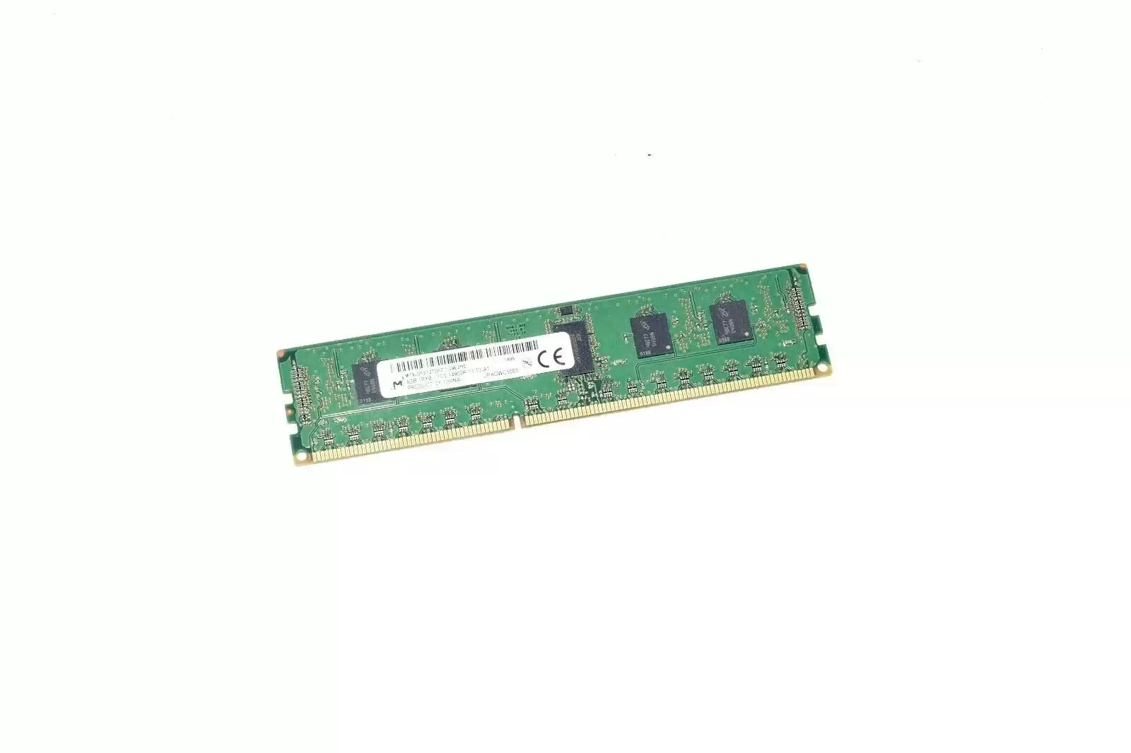 Micron MT9JSF51272PZ-1G9E2HE 4GB 1866MHz DDR3 PC3-14900 ECC Registered CL13 240-Pin DIMM 1.5V Single Rank Memory Module