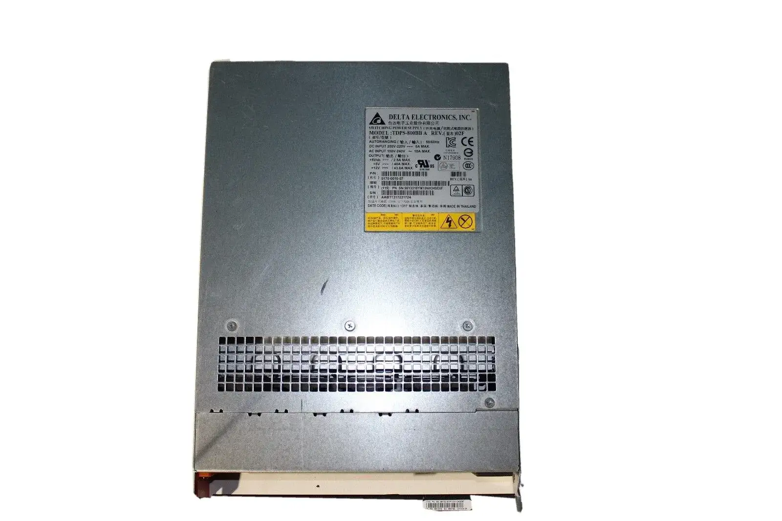 IBM 98Y2218 800-Watts 80 Plus Gold Power Supply for Storewize V3700 & EXP2512